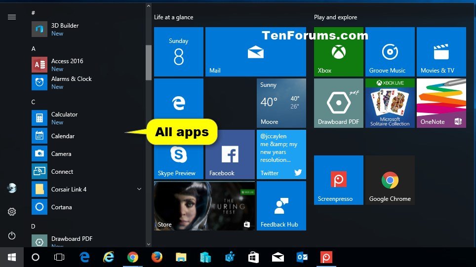Windows 10 Apps - fasratlas